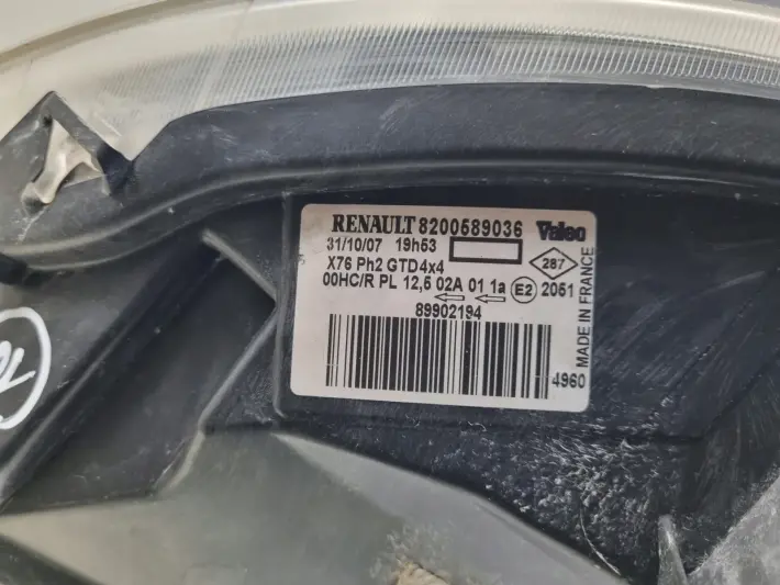 Renault Kangoo I LIFT 4x4 PRZEDNIA LAMPA LEWA lewy przód EUROPA 8200589036