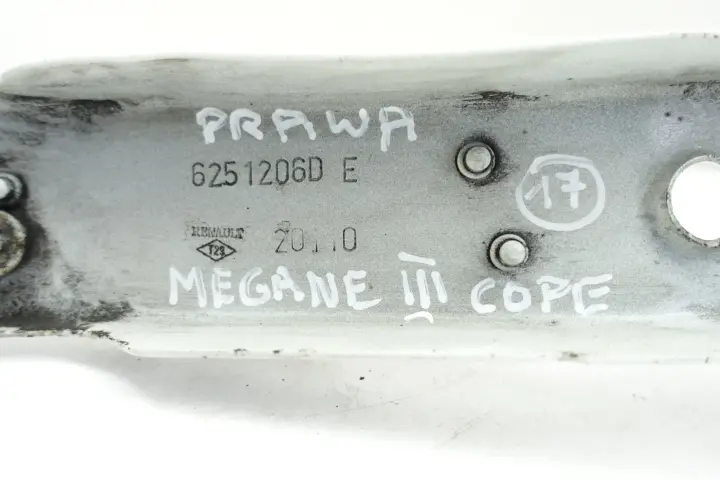 Renault Megane III coupe WSPORNIK BŁOTNIKA prawy