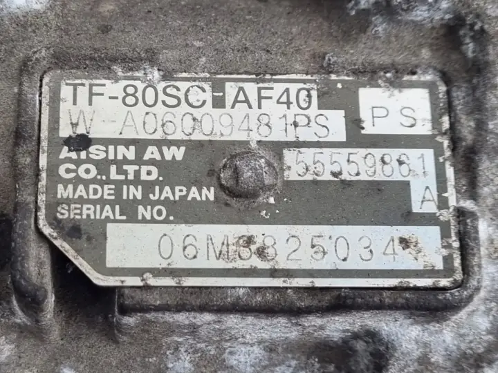Opel Signum 1.9 CDTI 16V AUTOMATYCZNA SKRZYNIA BIEGÓW TF-80SC 55559861A