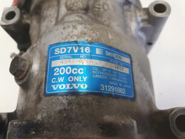 Volvo C30 1.6 D SPRĘŻARKA KLIMATYZACJI 31291882