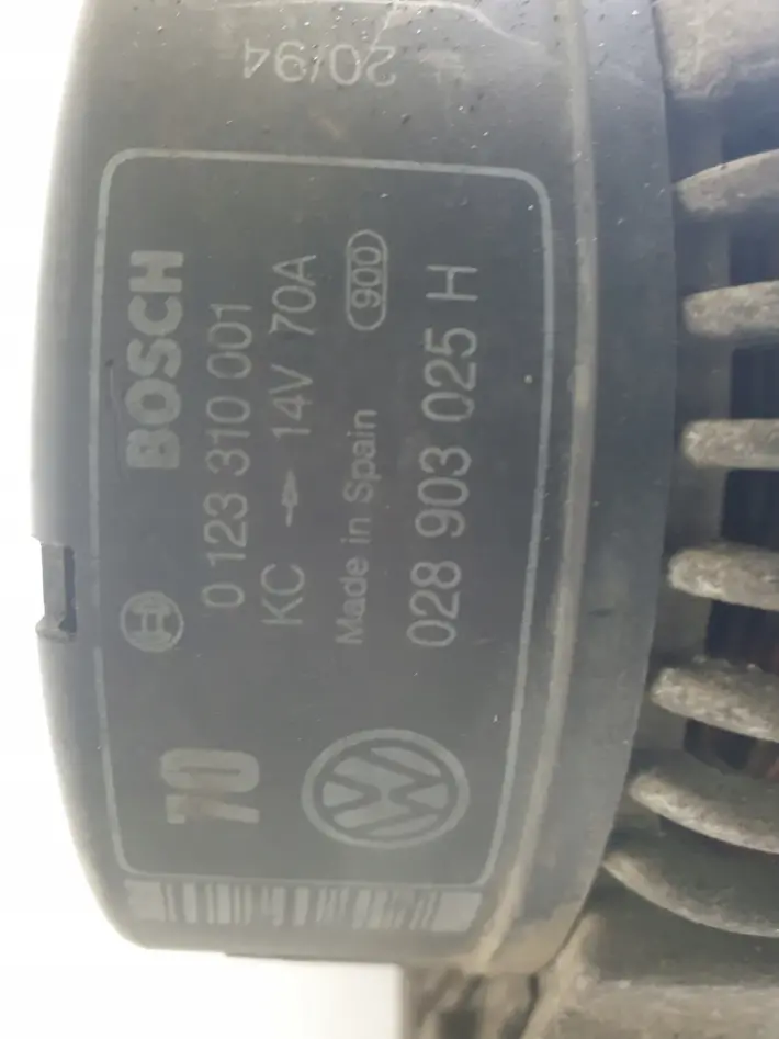 VW Golf III 1.6 ALTERNATOR 028903025H bosch 70A