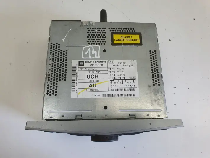 Opel Zafira B Astra H RADIOODTWATRZACZ CD MP3 radio 13255554