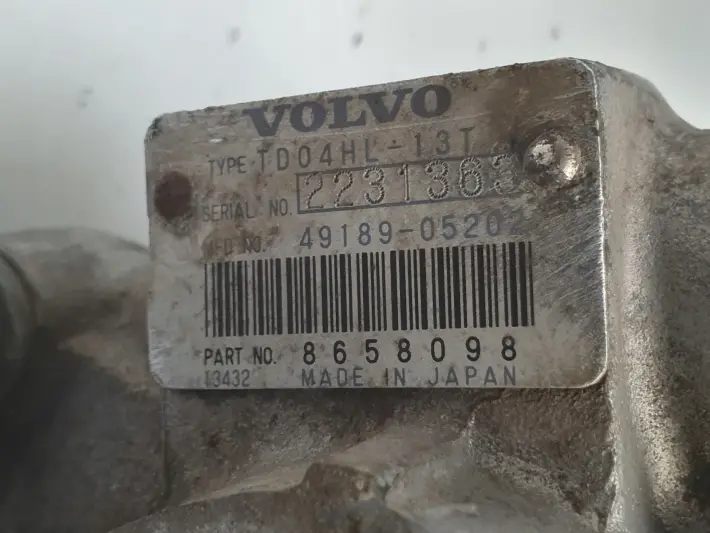 Volvo S60 V70 C70 2.4 T TURBOSPRĘŻARKA turbo 8658098
