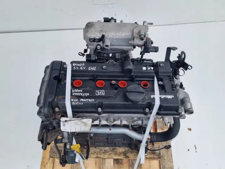 SILNIK KOMPLET Hyundai Accent III GL MC 1.4 16V 97KM ładna kompresja G4EE