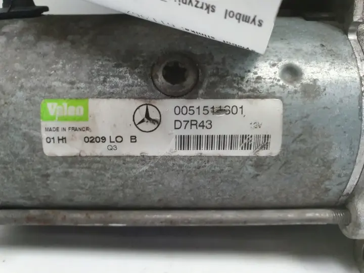 Mercedes W203 2.2 CDI ROZRUSZNIK valeo 0051511301