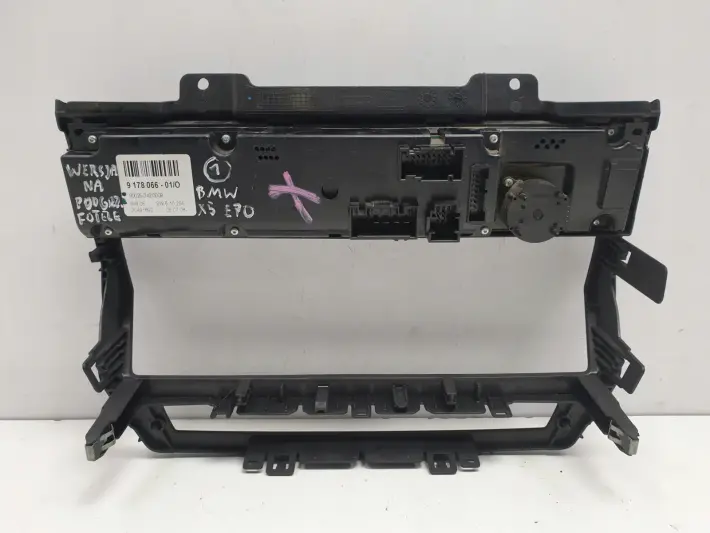 BMW X5 E70 KONSOLA ŚRODKOWA Panel klimatyzacji