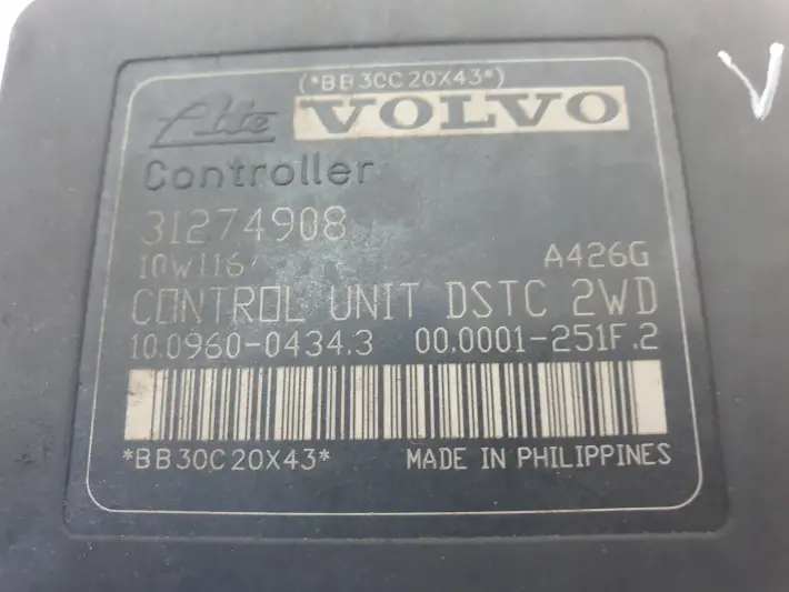 Volvo S40 II V50 POMPA ABS hamulcowa Sterownik 31274908 31274907