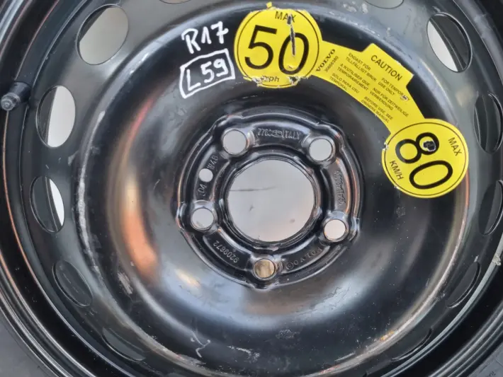 Volvo S80 V70 S60 I KOŁO DOJAZDOWE dojazdówka 125/80 R17 9209872