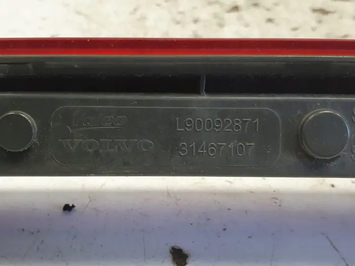 Volvo XC60 TRZECIE ŚWIATŁO STOP Stopu lampa 31467107