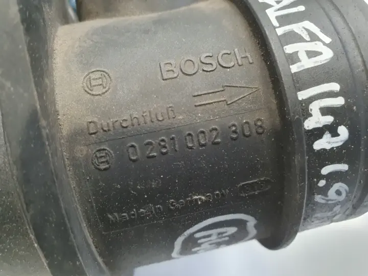Alfa Romeo 147 1.9 JTD PRZEPŁYWOMIERZ POWIETRZA 0281002308