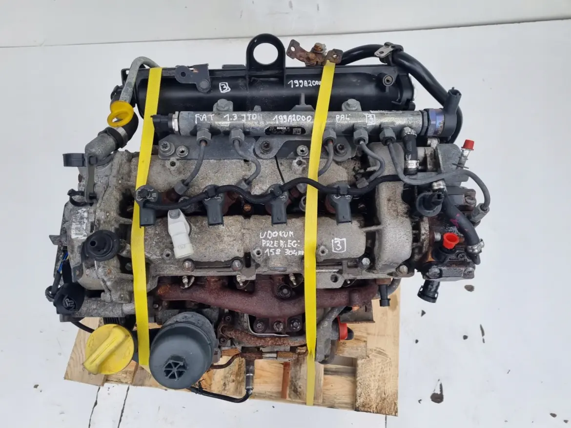 SILNIK KOMPLET Fiat Grande Punto 1.3 M-JET 75KM dokumenty 158tyś 199A2000