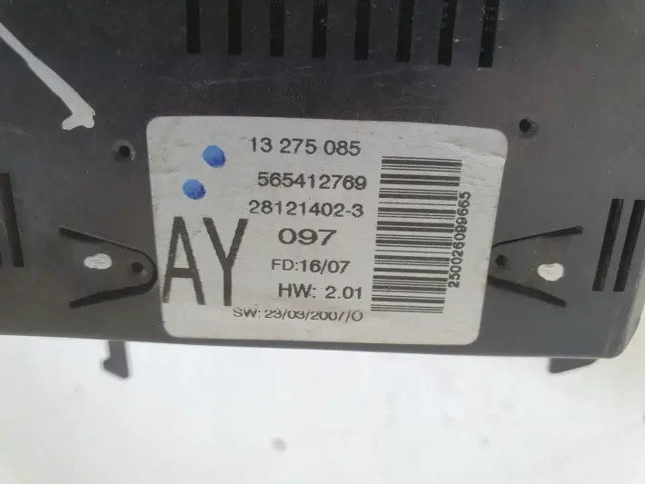 Opel Astra H Zafira B WYŚWIETLACZ RADIA Ekran 13275085