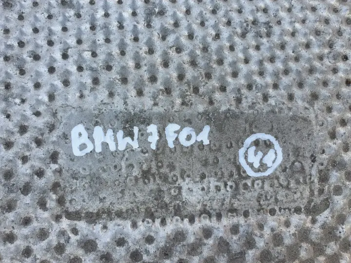 BMW F01 F02 LEWA OSONA TERMICZNA TŁUMIKA 7185211