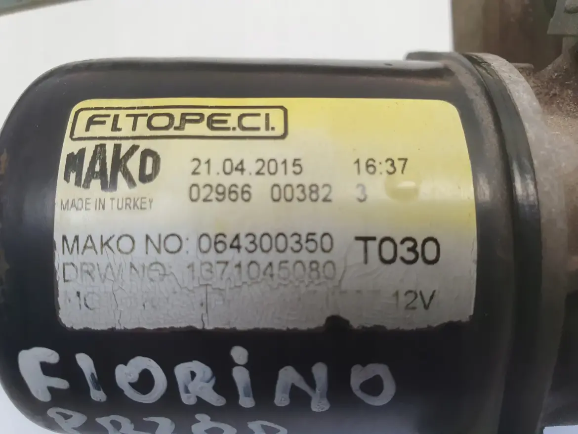 Fiat Fiorino III Qubo Nemo Bipper MECHANIZM WYCIERACZEK Silniczek 064300350