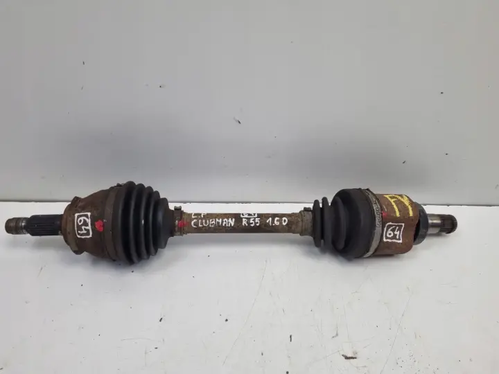 MINI CLUBMAN R55 R56 1.6 D LEWA PRZEDNIA PÓŁOŚ półośka lewy przód