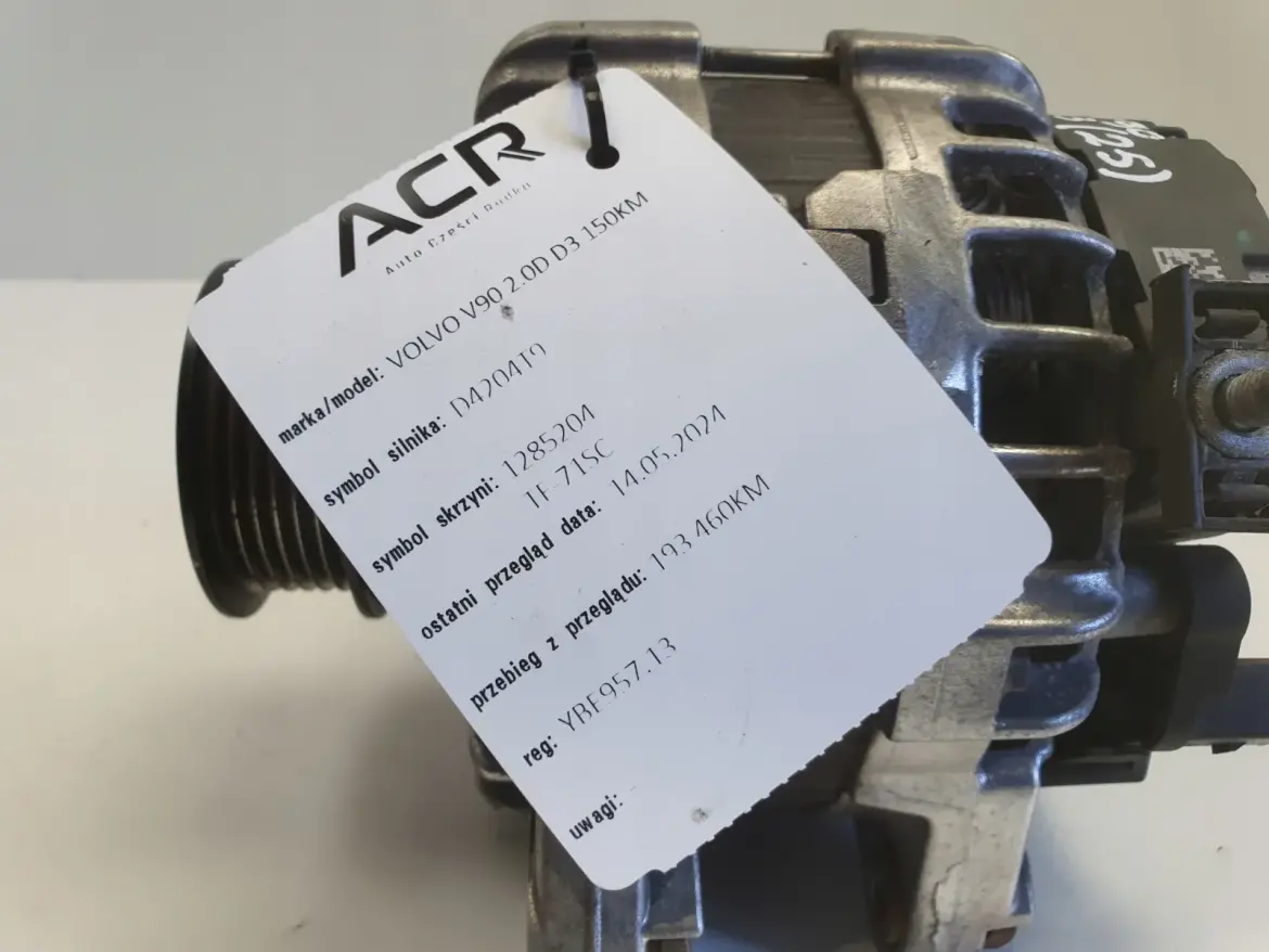 Volvo V90 II 2.0 D3 ALTERNATOR 30659580