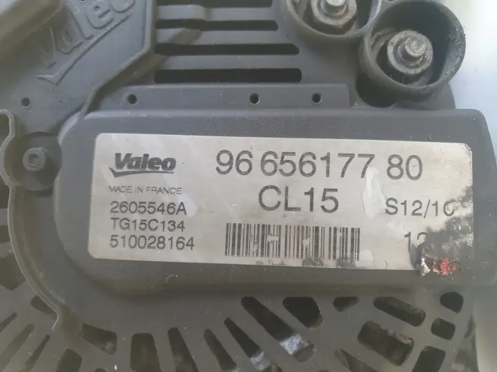 Citroen Berlingo II 1.6 HDI ALTERNATOR valeo 9665617780