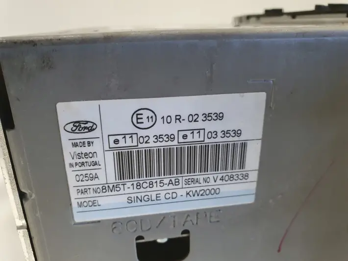Ford Focus Mk2 Kuga I RADIO CD Radioodtwarzacz 8M5T-18C815-AB