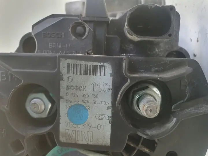 Mini One R50 R53 1.6 16V ALTERNATOR 110A 0124325158 7550319 bosch