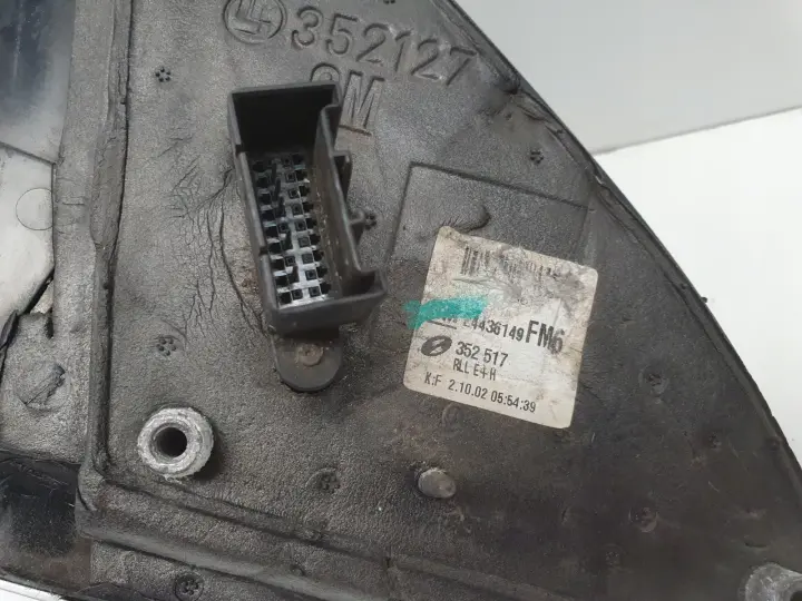 Opel Vectra C Signum LUSTERKO LEWE KIEROWCY 5 pin pinów 24436149