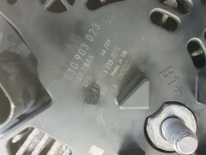VW Golf VI 2.0 TDIALTERNATOR 03G903023 180A bosch