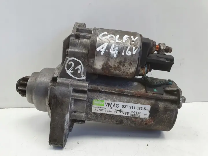 VW Golf V 1.4 16V ROZRUSZNIK valeo 02T911023S