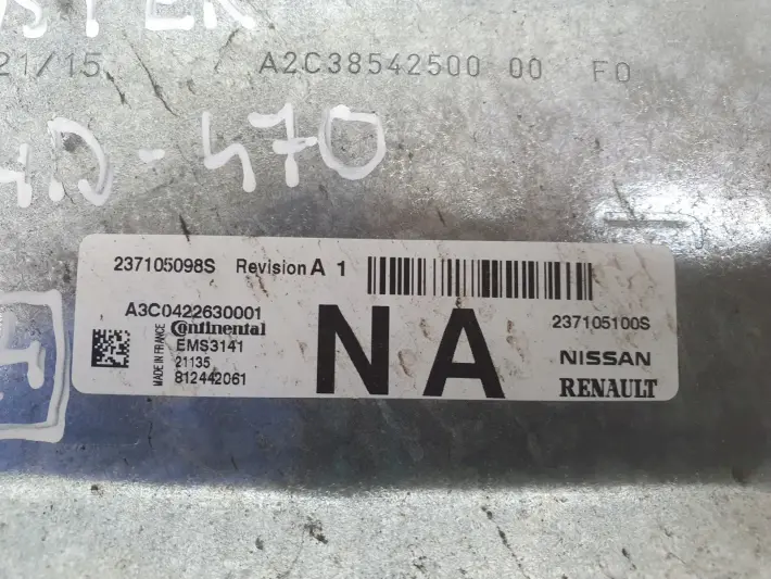 Dacia Duster II 1.0 TCe STEROWNIK SILNIKA komputer 237105098S