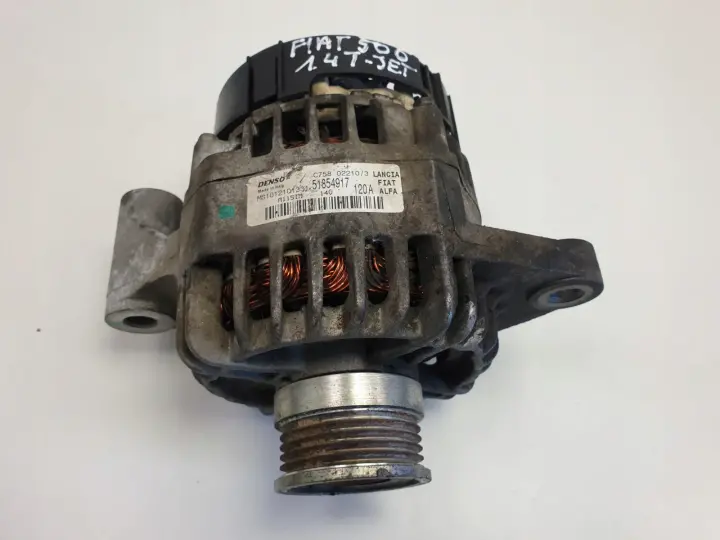 Fiat 500 1.4 T-JET ALTERNATOR 51854917 denso 120A