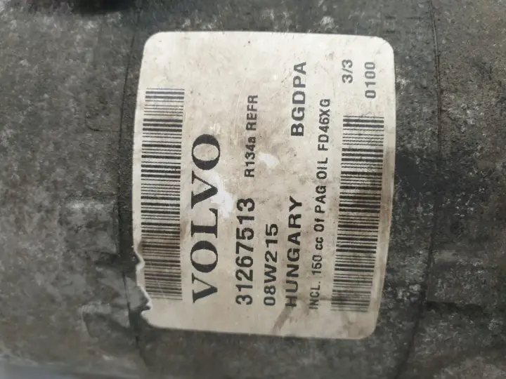 Volvo V70 III 2.0 16V SPRĘŻARKA KLIMATYZACJI pompa
