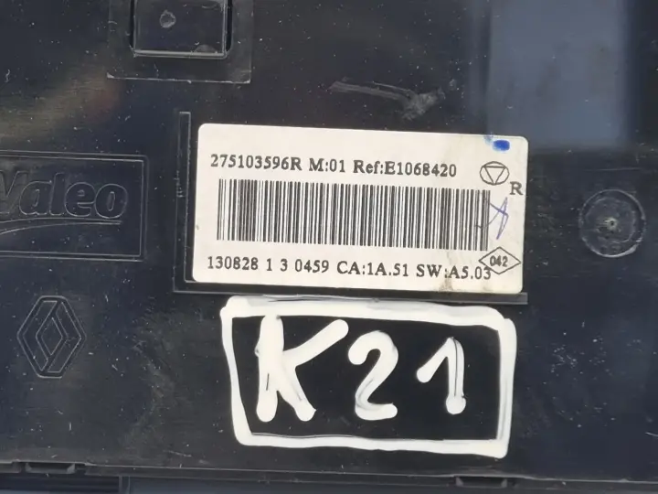 Renault Scenic III Megane III lift PANEL KLIMATYZACJI Nawiewu 275103596R