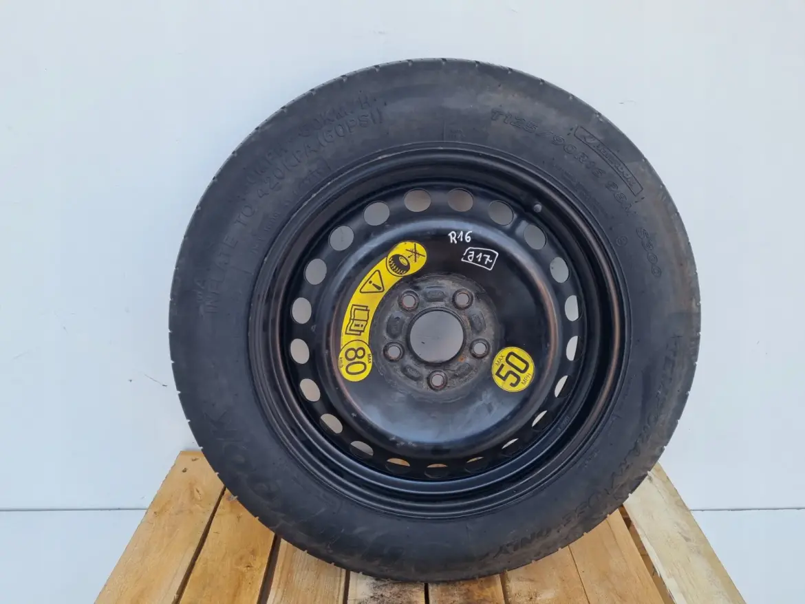 Ford C -Max II Focus Mk3 KOŁO DOJAZDOWE dojazdówka 125/70 R16 5x108 2160848
