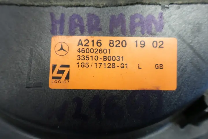 Mercedes W216 C216 GŁOŚNIK HARMAH KARDON lewy praw