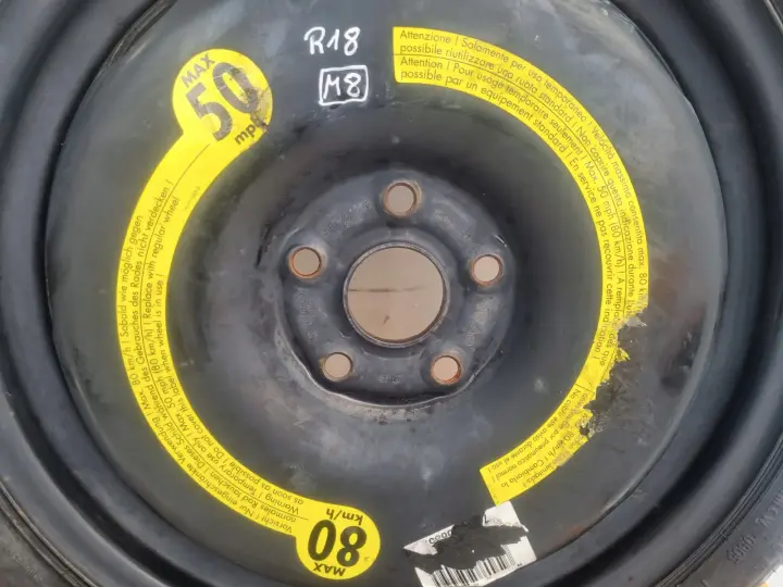 Audi Seat Vw Skoda KOŁO DOJAZDOWE dojazdówka 125/70 R18 1K0601027B