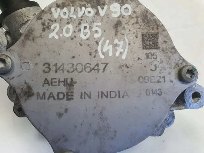 Volvo V90 II S90 2.0 B5 VACUM POMPA wakum 31430647
