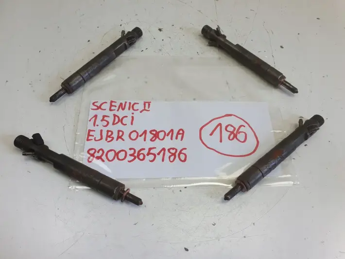 Renault Scenic II 1.5 DCI WTRYSKIWACZ wtrysk 8200365186 EJBR01801A