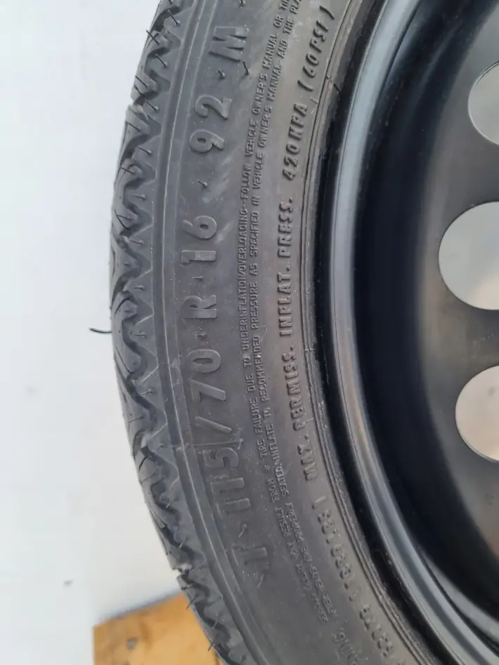Opel Astra H KOŁO DOJAZDOWE dojazdówka 115/70 R16 4x100 2160126