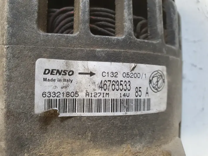 Fiat Stilo 1.9 JTD ALTERNATOR 46763533 denso 85A