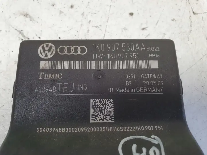 Skoda Octavia II Golf VI MODUŁ GATEWAY Sterownik 1K0907530AA