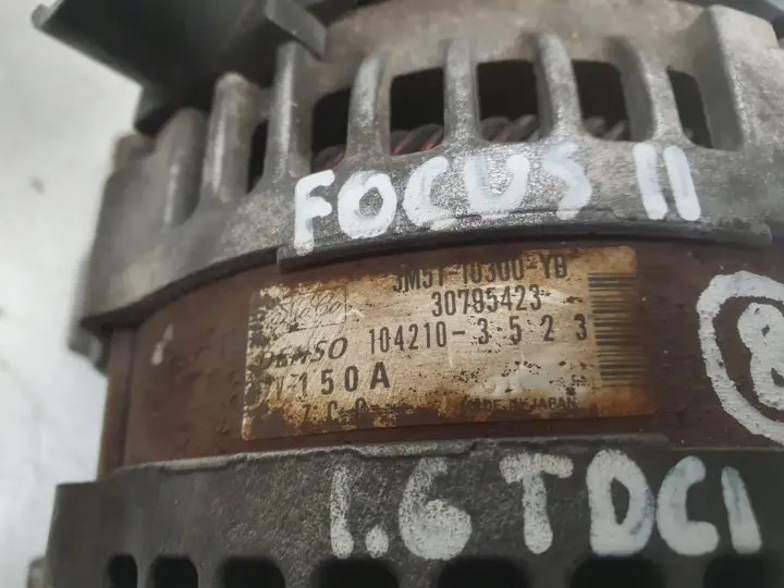 Ford Focus MK2 II 1.6 TDCI ALTERNATOR 3M5T-10300-YD