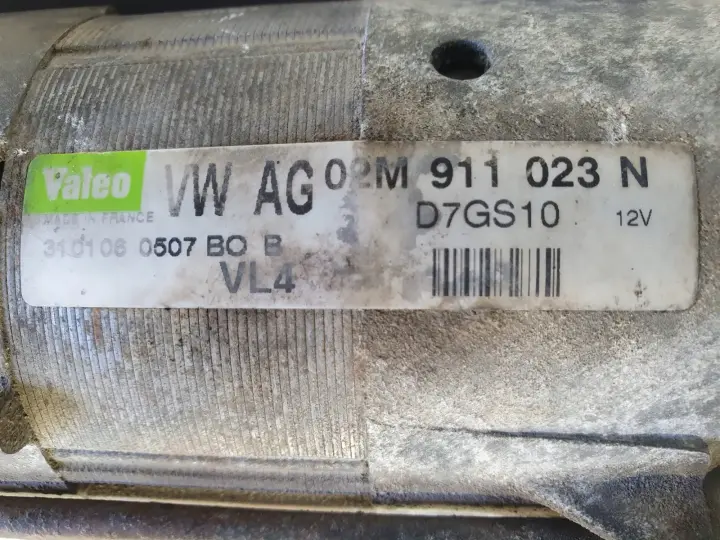 Audi A3 II 8P 2.0 TDI ROZRUSZNIK valeo 02M911023N D7GS10
