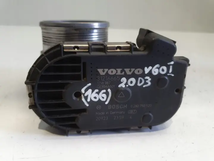 Volvo S60 II V60 2.0 D D3 PRZEPUSTNICA 31216665 028075520