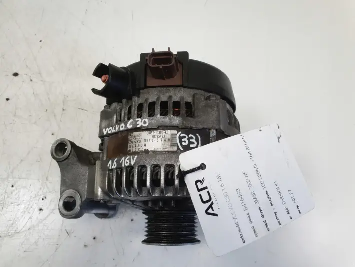 Volvo C30 S40 II V50 1.6 16V ALTERNATOR 3M5T-10300-KC 30795493