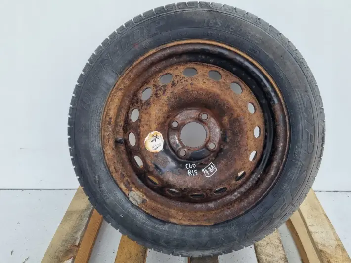 Clio II III Kangoo KOŁO ZAPASOWE Zapas 185/65 R15 4x100 ET43