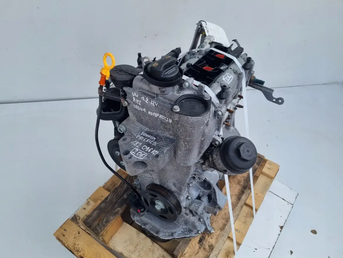 SILNIK KOMPLET VW Polo IV 1.2 12V 64KM udokumentowane 182tyś BME