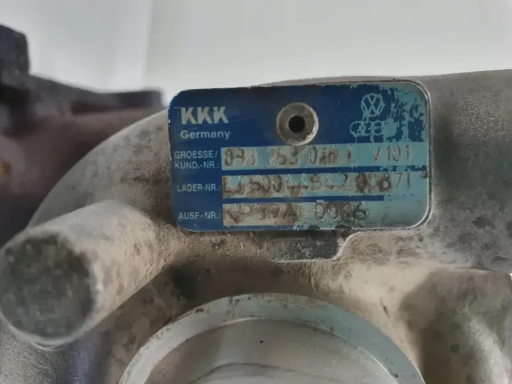 VW Golf IV 1.9 TDI TURBOSPRĘŻARKA turbo 038253016L