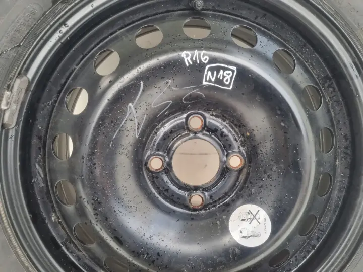 Renault Megane Scenic II KOŁO ZAPASOWE Zapas felga 205/60 R16 4x100 ET49