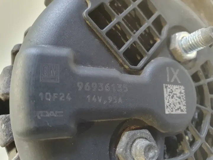 Chevrolet Aveo 1.4 16V ALTERNATOR 96936135 95A