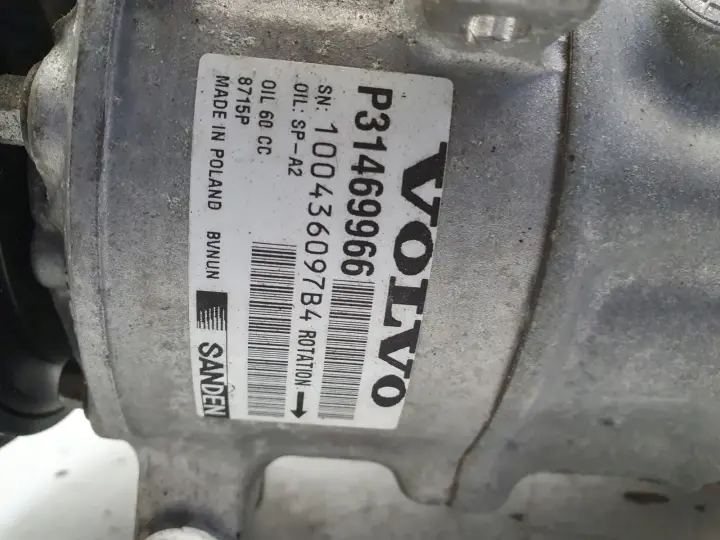 Volvo V40 II 1.5 T2 SPRĘŻARKA KLIMATYZACJI pompa 31469966