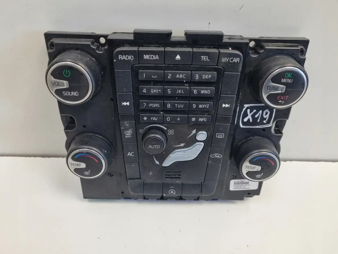 Volvo S60 II V60 I PANEL KLIMATYZACJI Nawiewu radia 31324827