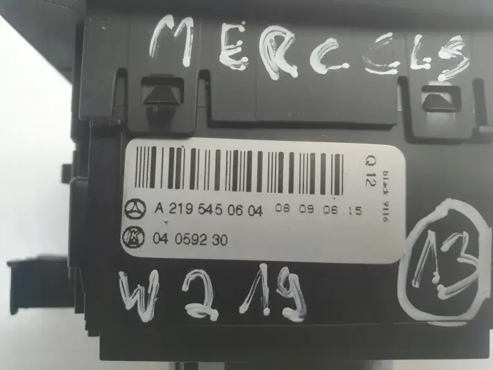 Mercedes CLS I C219 W219 PRZEŁĄCZNIK ŚWIATEŁ włącznik panel A2195450604